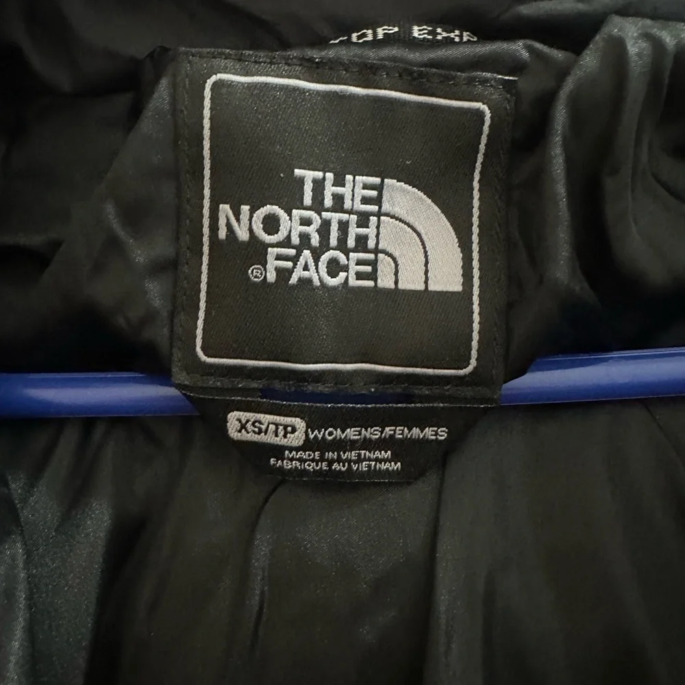 [SOLD] The North Face 600 Goose Down Jacket Women x-small Black Long Puffer Coat - Picture 7 of 7